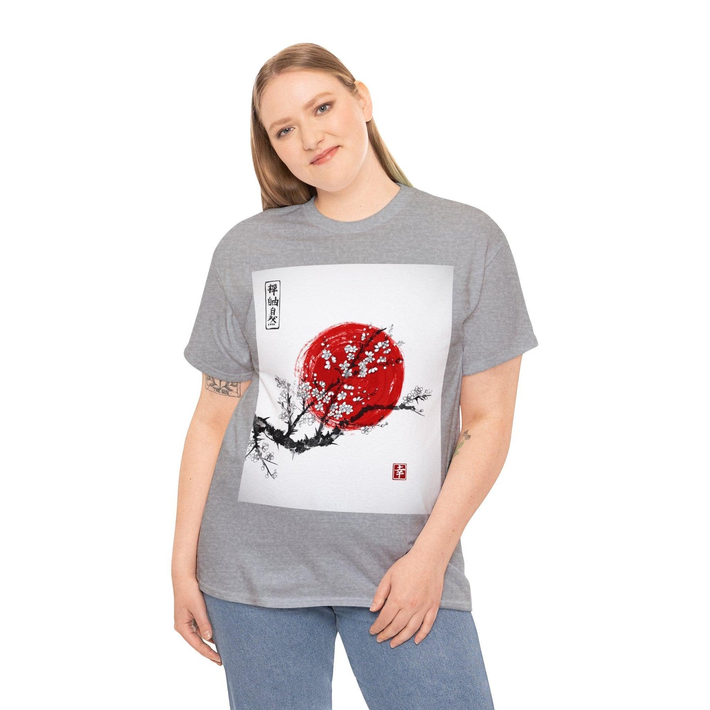 Japanese Design Unisex Heavy Cotton Tee