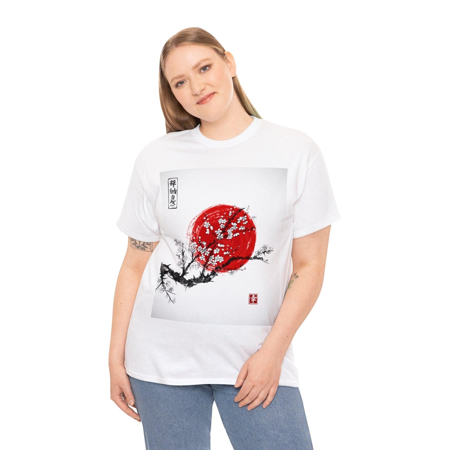 Japanese Design Unisex Heavy Cotton Tee