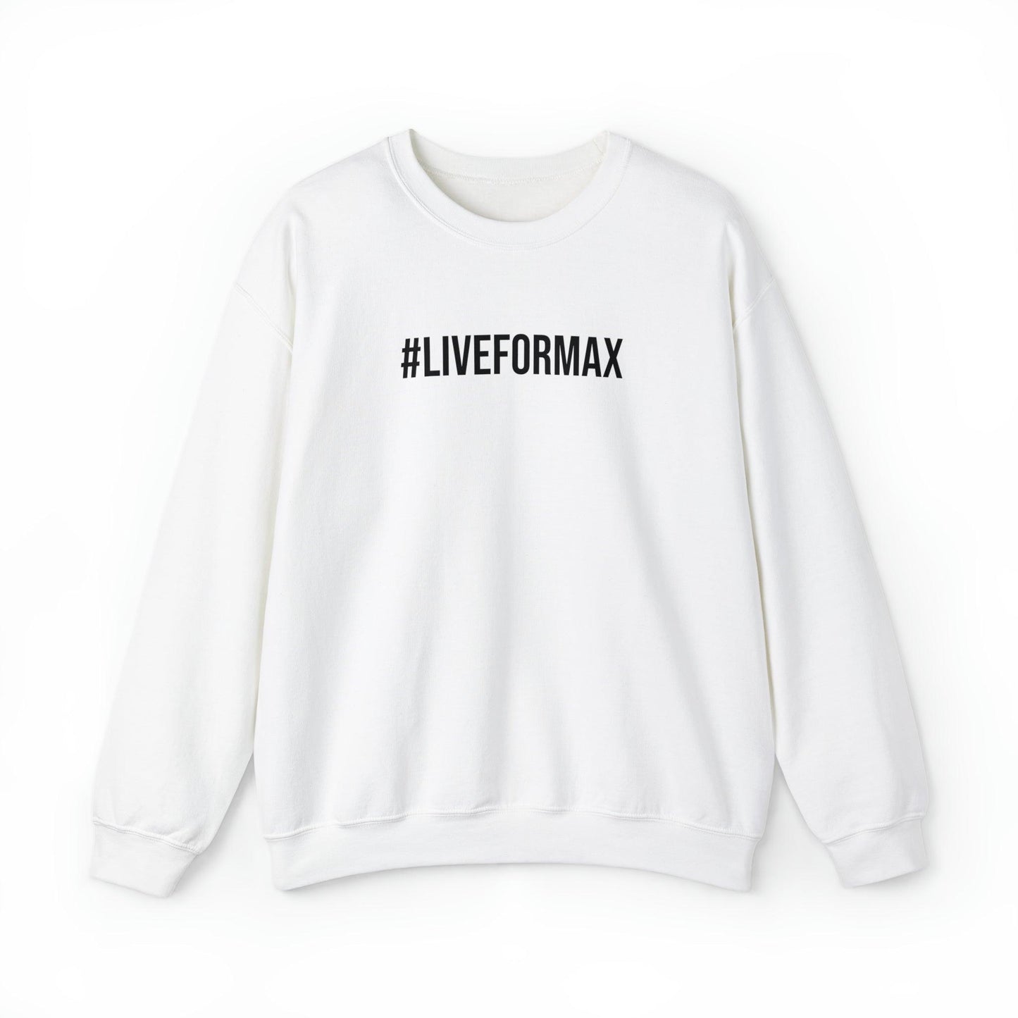 #LIVEFORMAX Unisex Heavy Blend™ Crewneck Sweatshirt