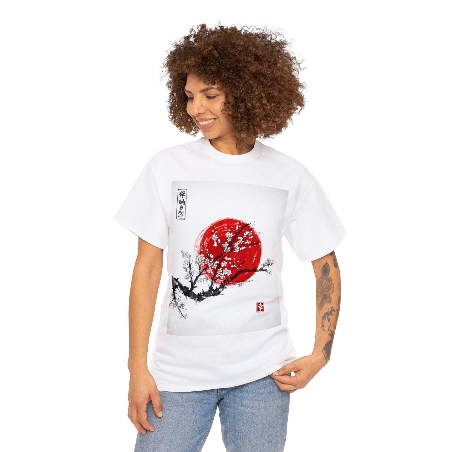 Japanese Design Unisex Heavy Cotton Tee