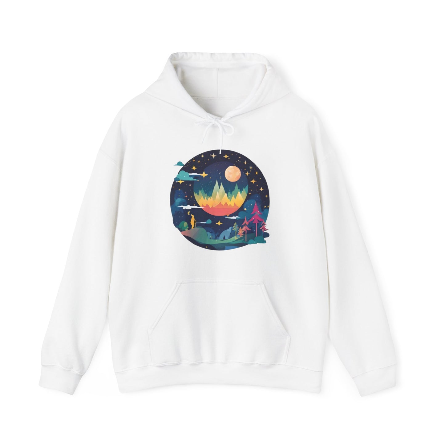 Heaven Scape Unisex Heavy Blend™ Hooded Sweatshirt