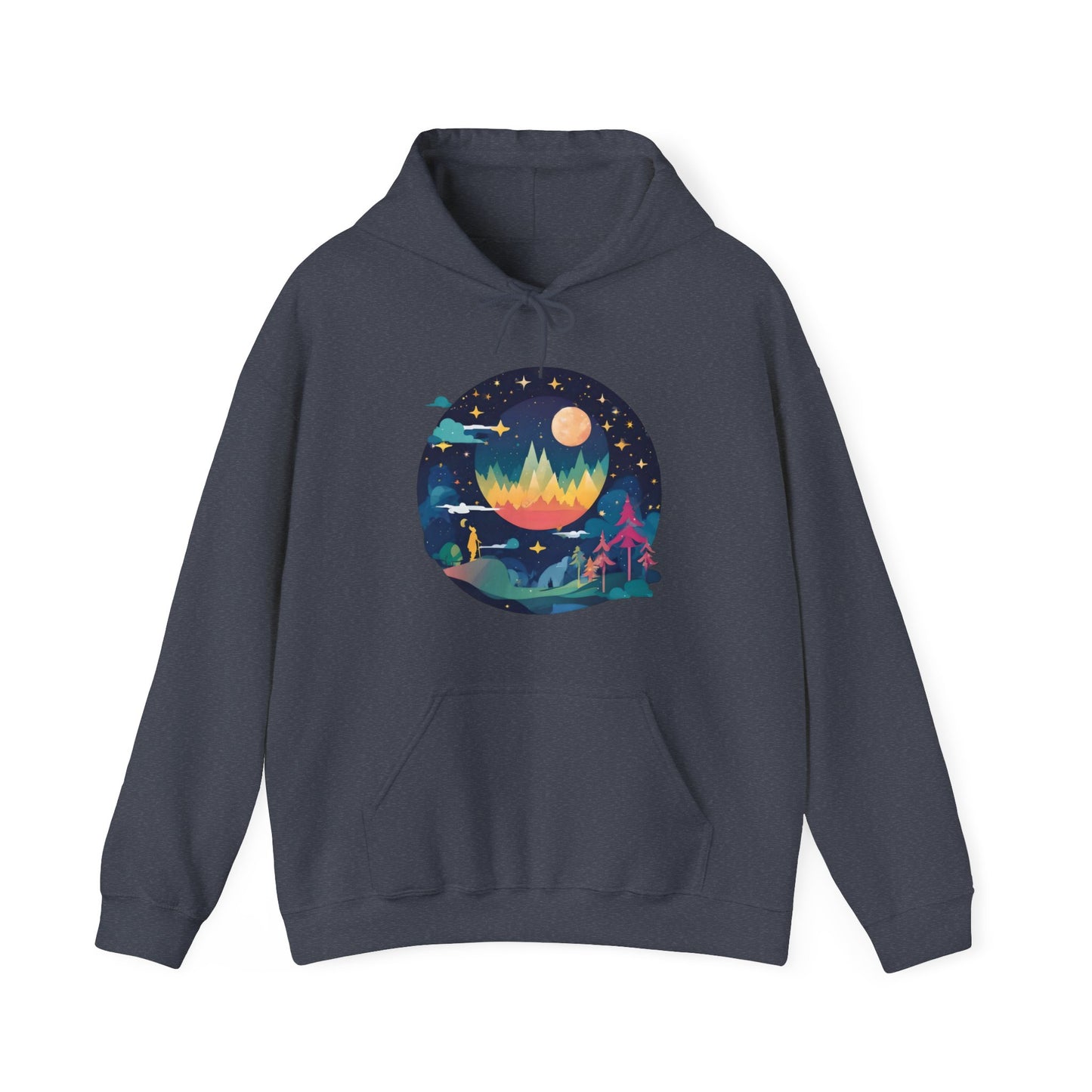 Heaven Scape Unisex Heavy Blend™ Hooded Sweatshirt