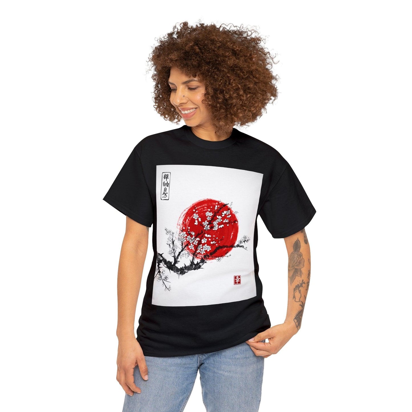 Japanese Design Unisex Heavy Cotton Tee