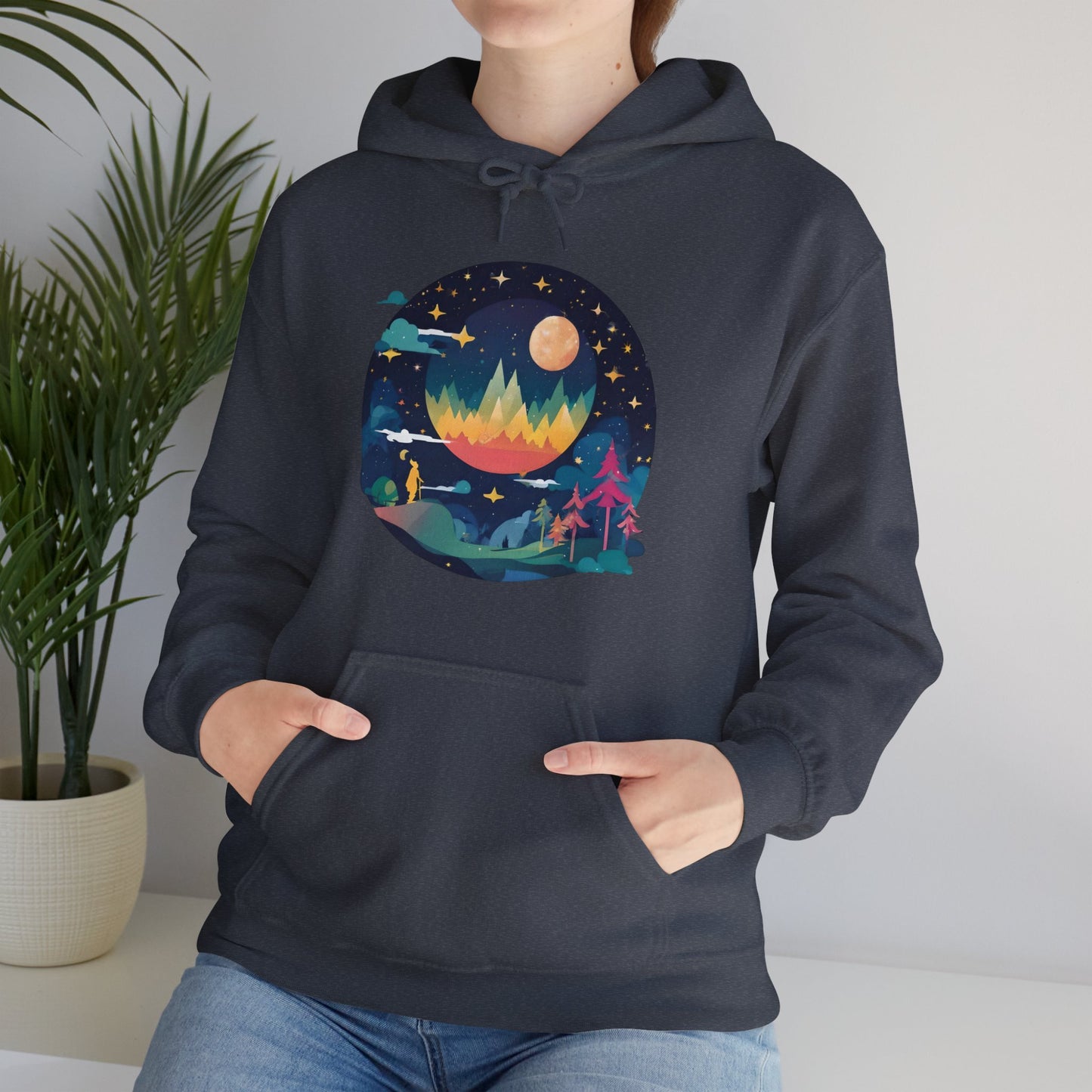 Heaven Scape Unisex Heavy Blend™ Hooded Sweatshirt