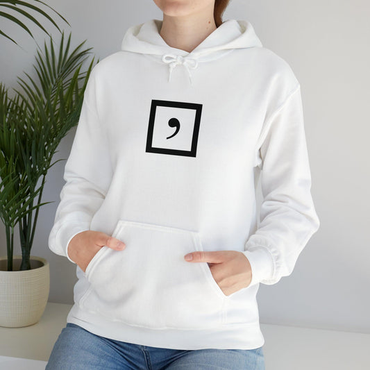 Comma Unisex Heavy Blend™ Hooded Sweatshirt