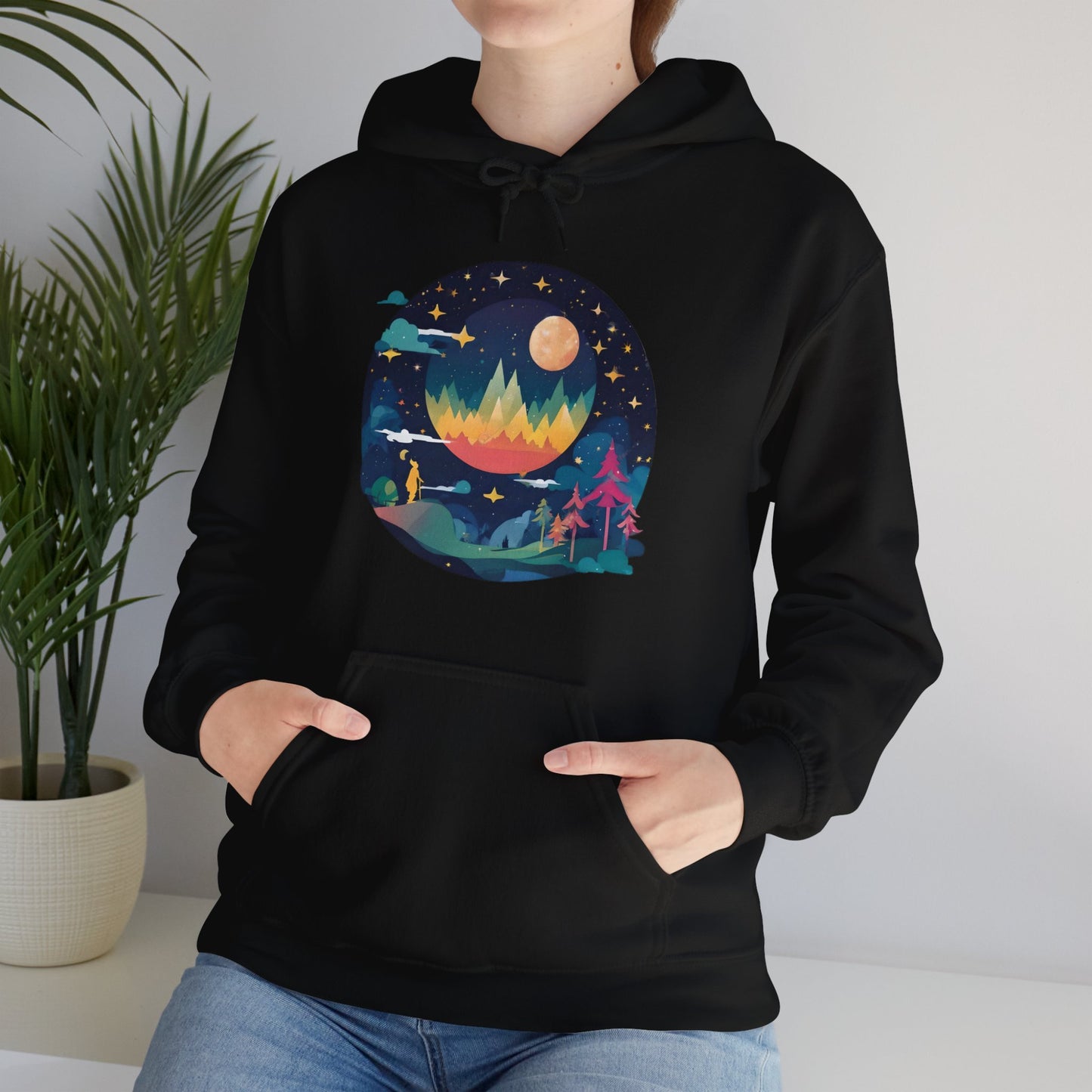 Heaven Scape Unisex Heavy Blend™ Hooded Sweatshirt