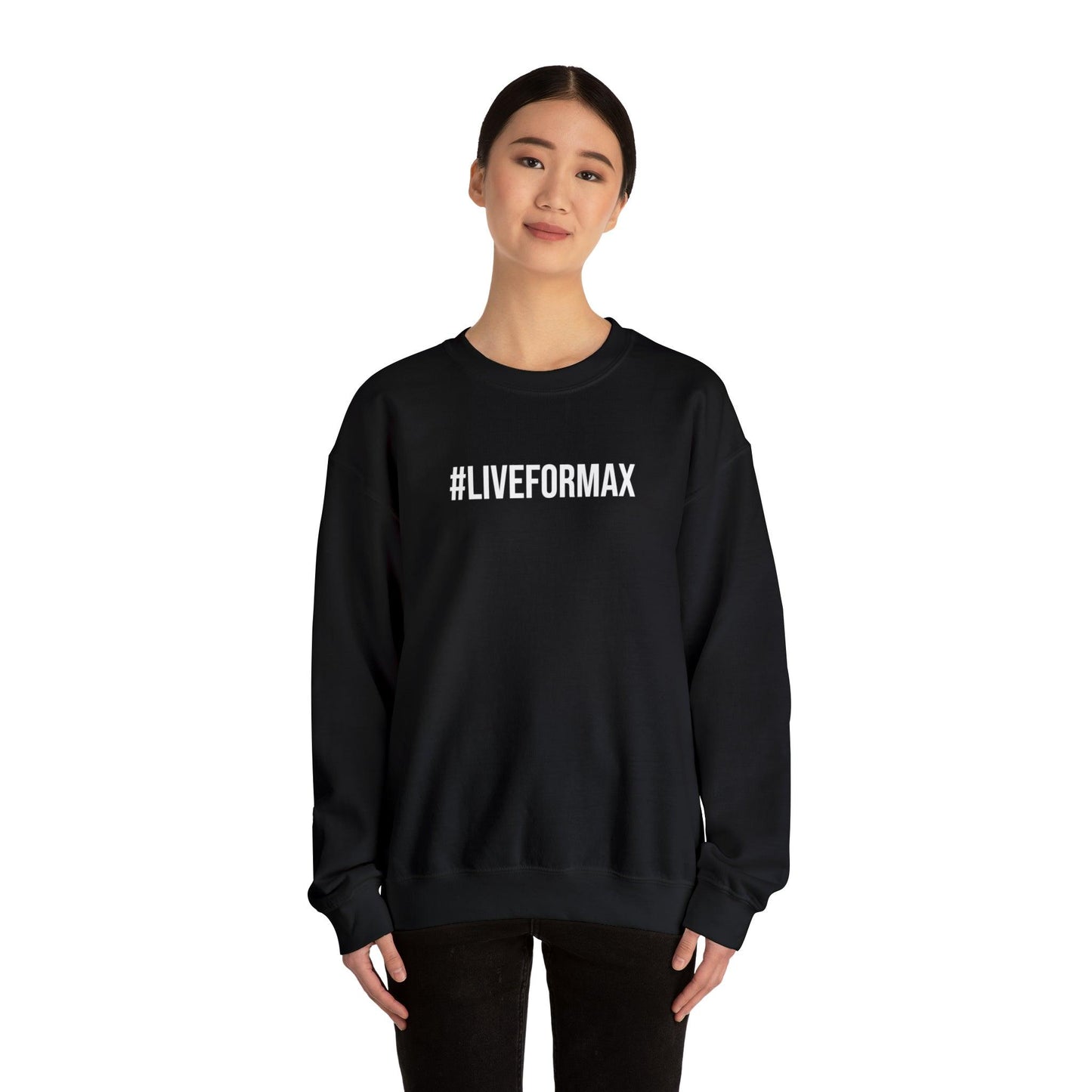 #LIVEFORMAX Unisex Heavy Blend™ Crewneck Sweatshirt