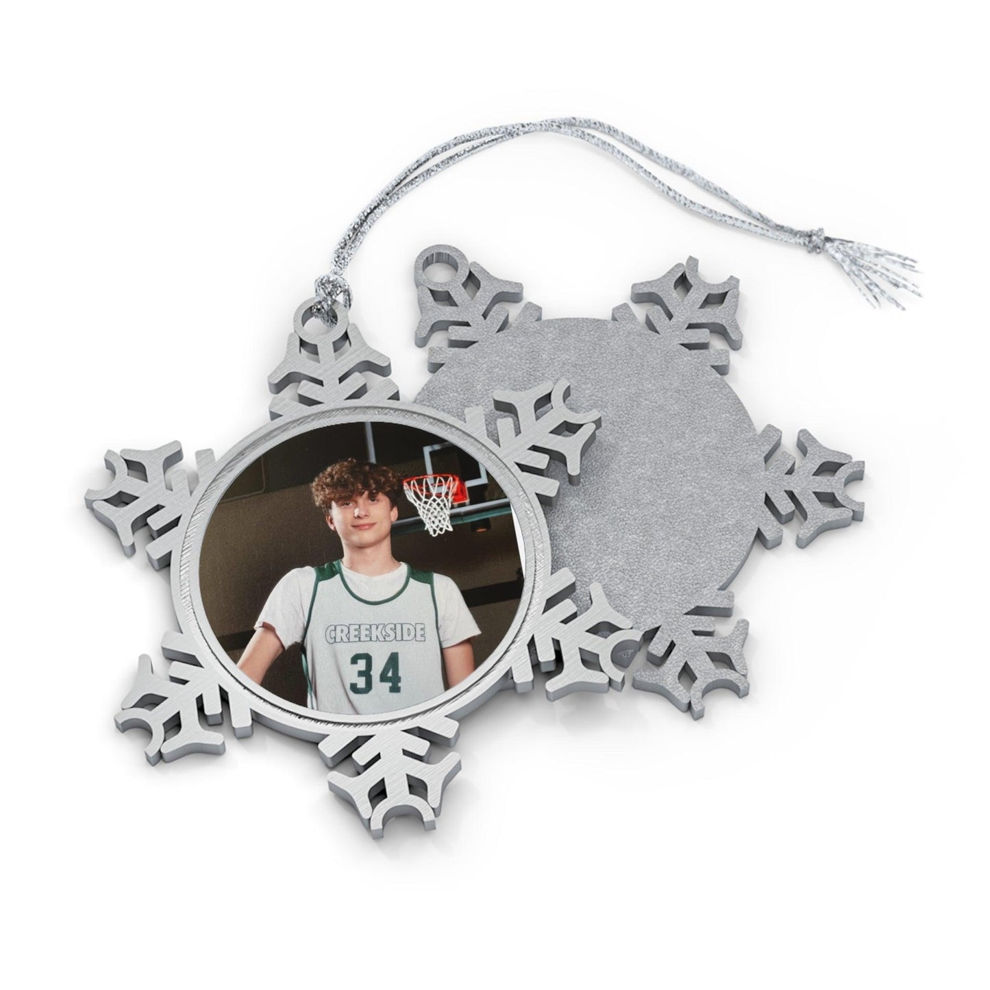 Pewter Snowflake Ornament