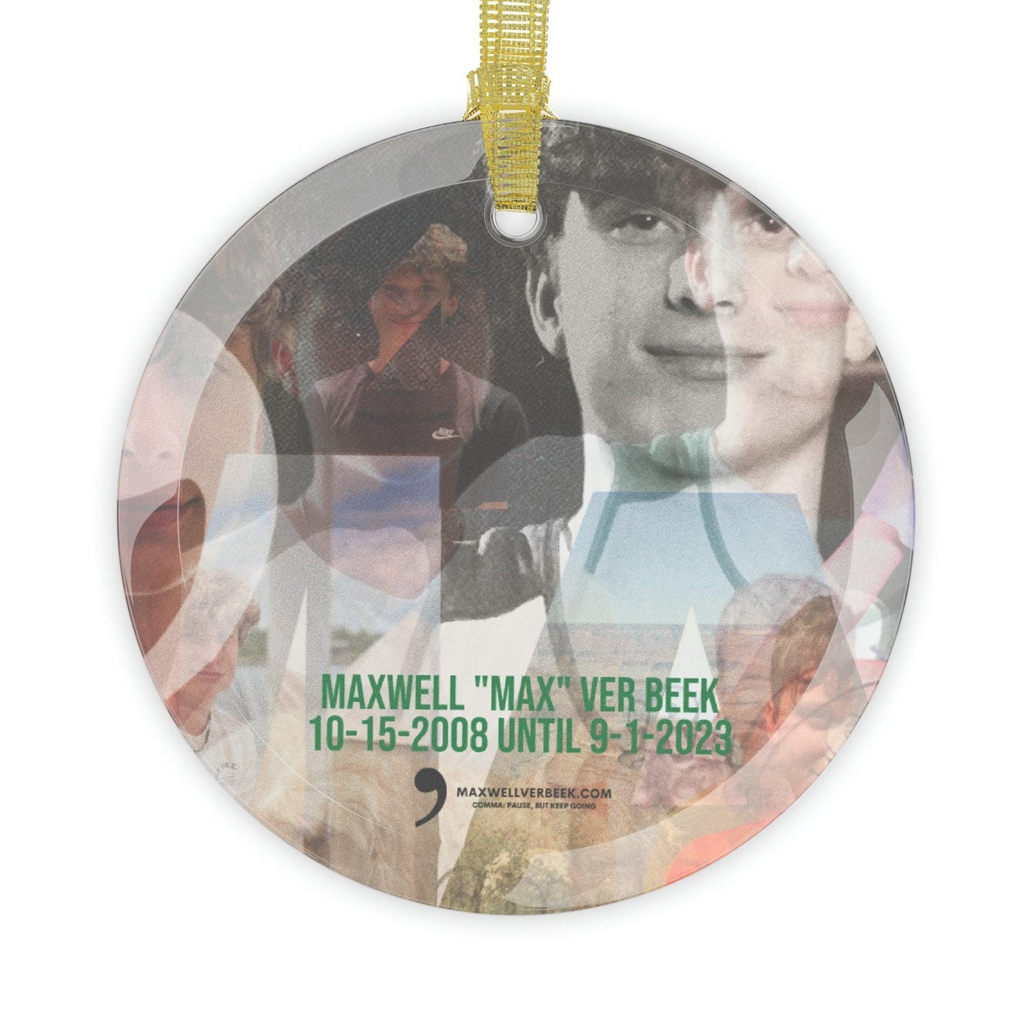 Maxwell Ver Beek Memory Glass Ornaments