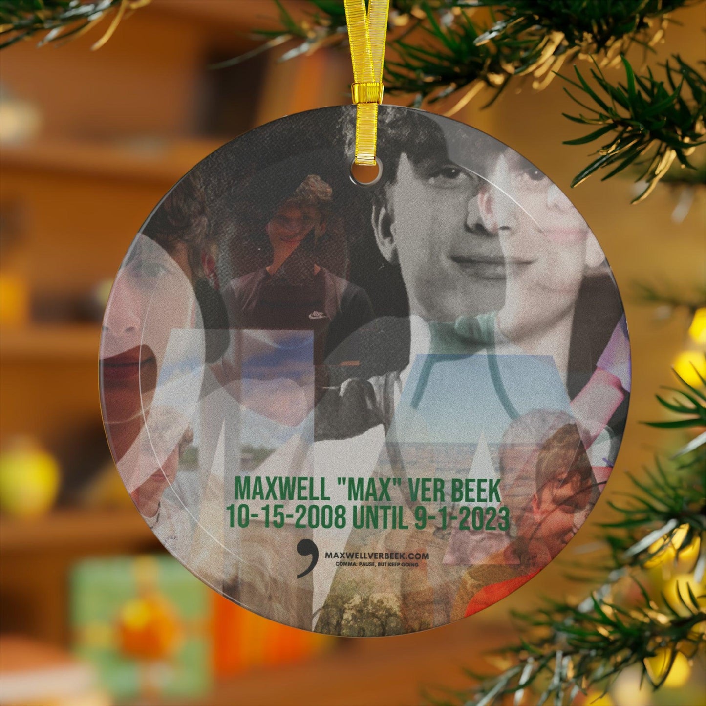 Maxwell Ver Beek Memory Glass Ornaments