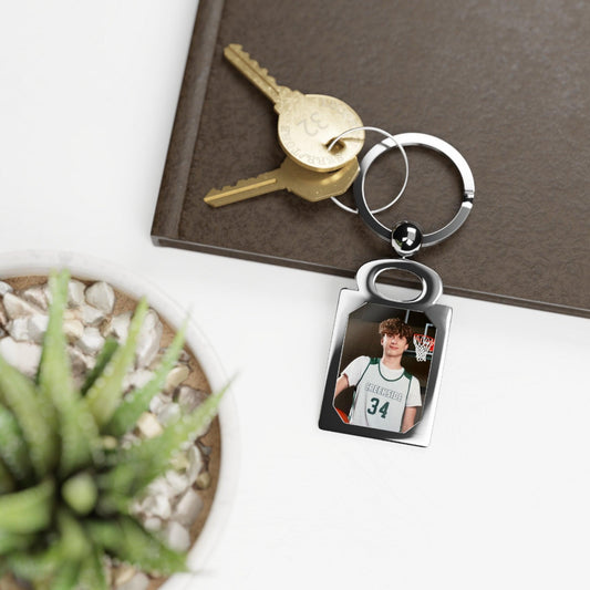 Rectangle Photo Keyring