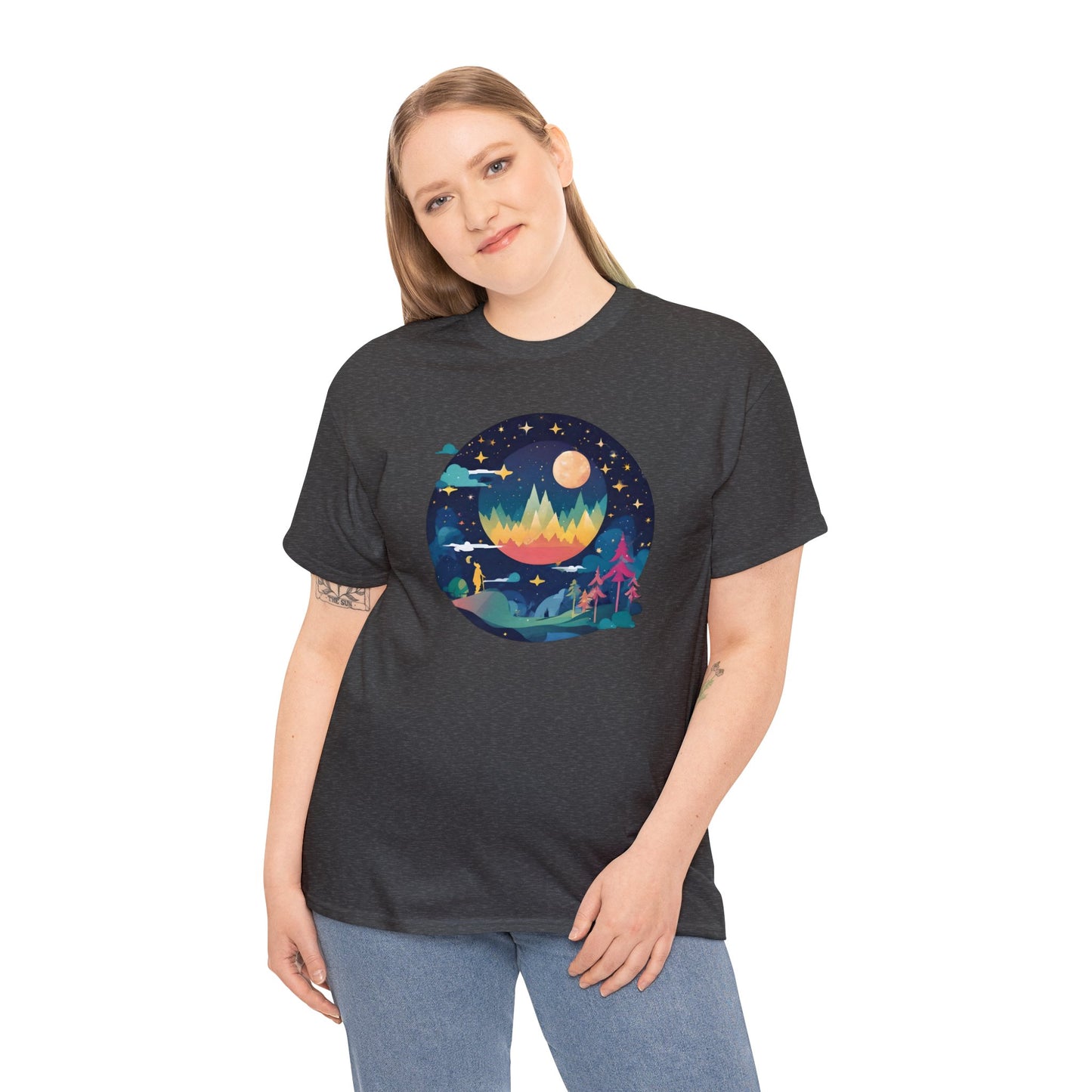 Heaven Scape Unisex Heavy Cotton Tee