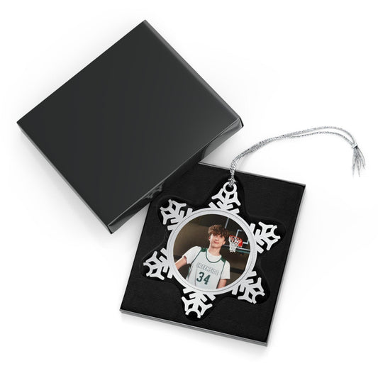 Pewter Snowflake Ornament