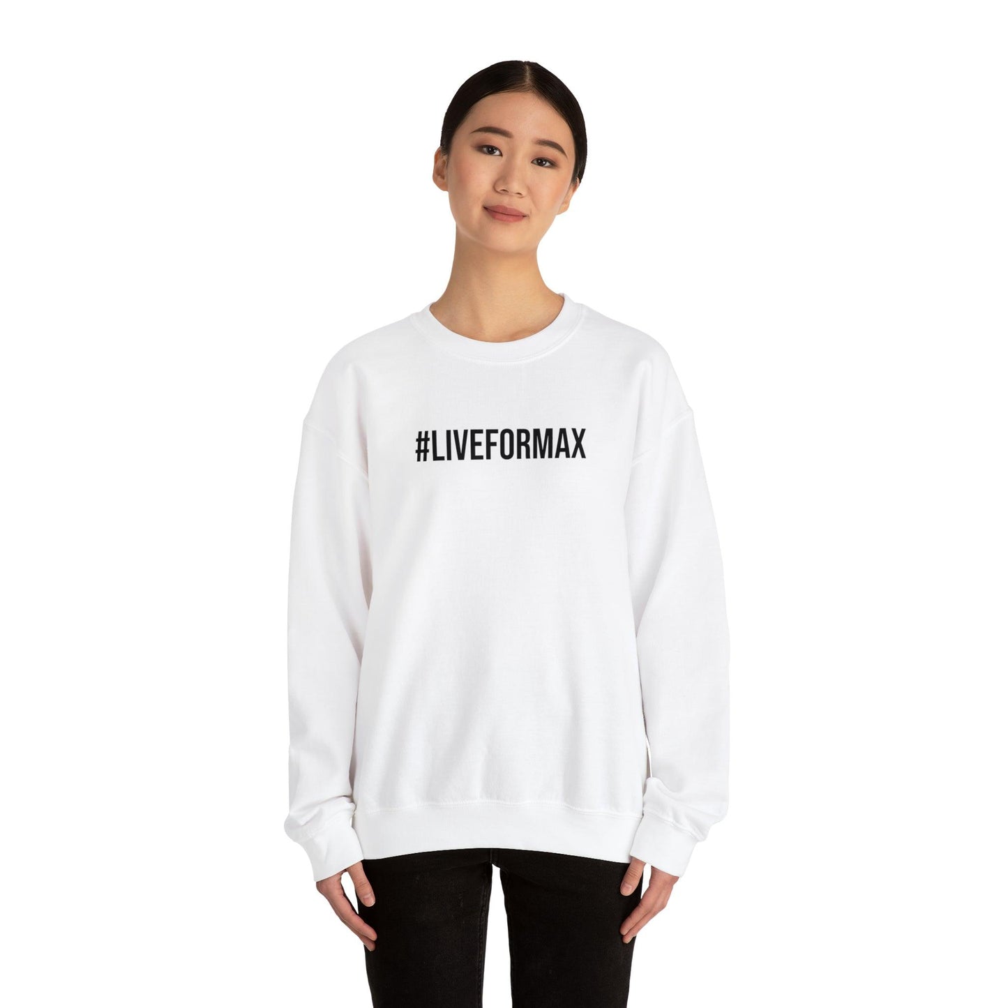 #LIVEFORMAX Unisex Heavy Blend™ Crewneck Sweatshirt