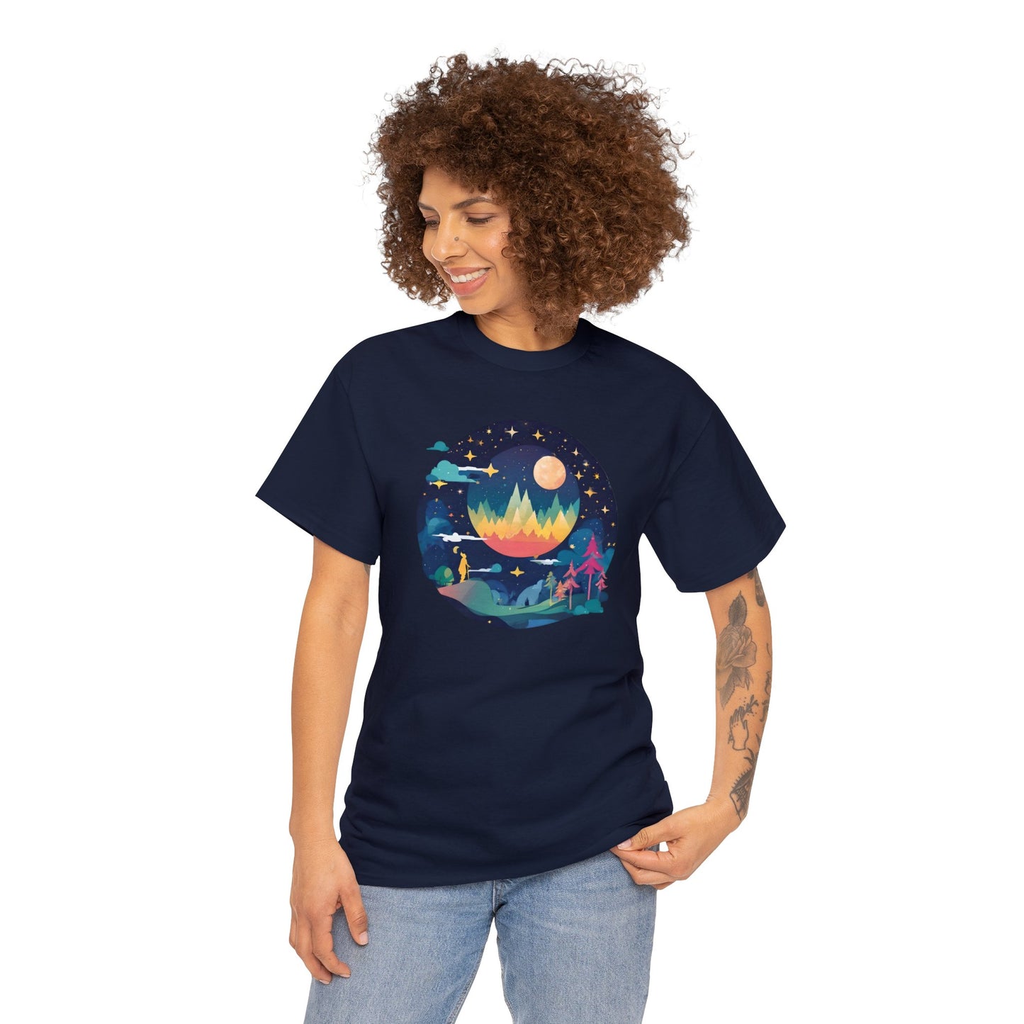 Heaven Scape Unisex Heavy Cotton Tee