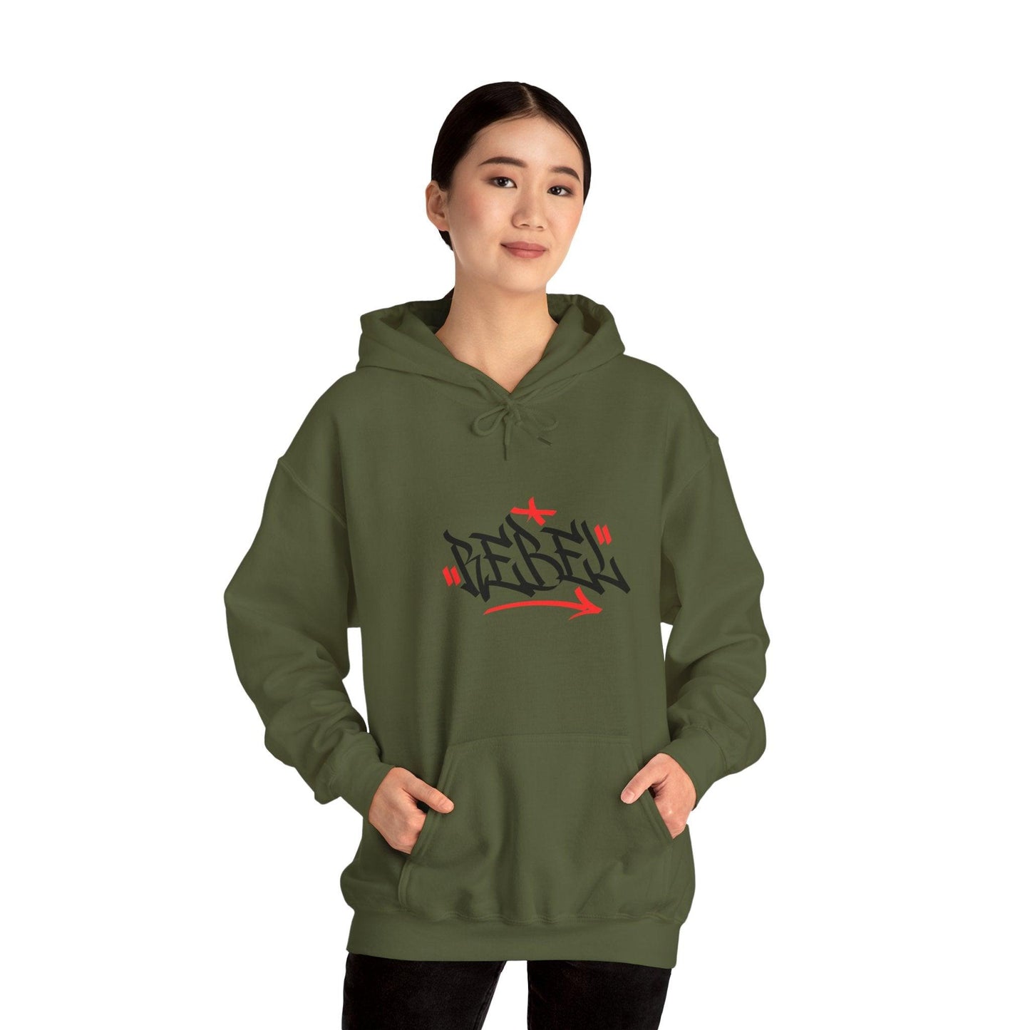 Rebel Unisex Heavy Blend™ Hooded Sweatshirt