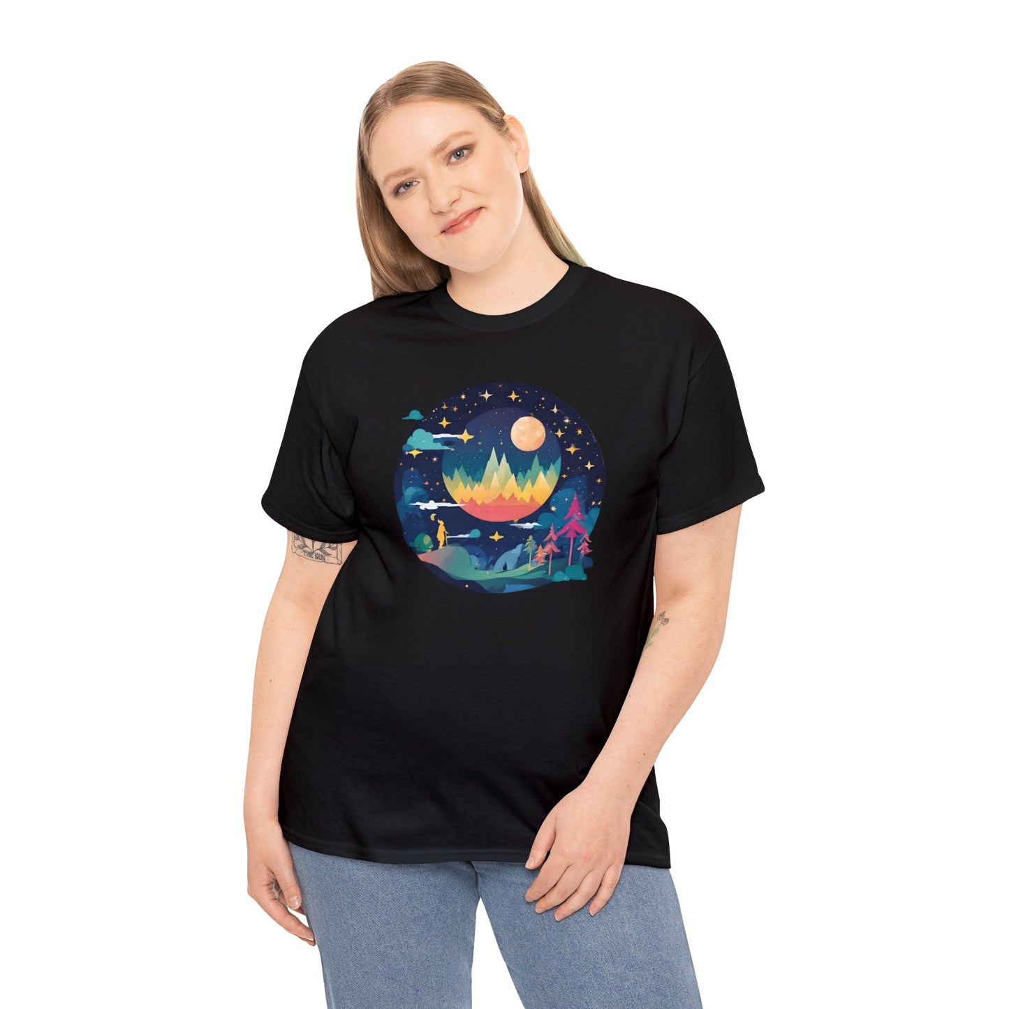 Heaven Scape Unisex Heavy Cotton Tee