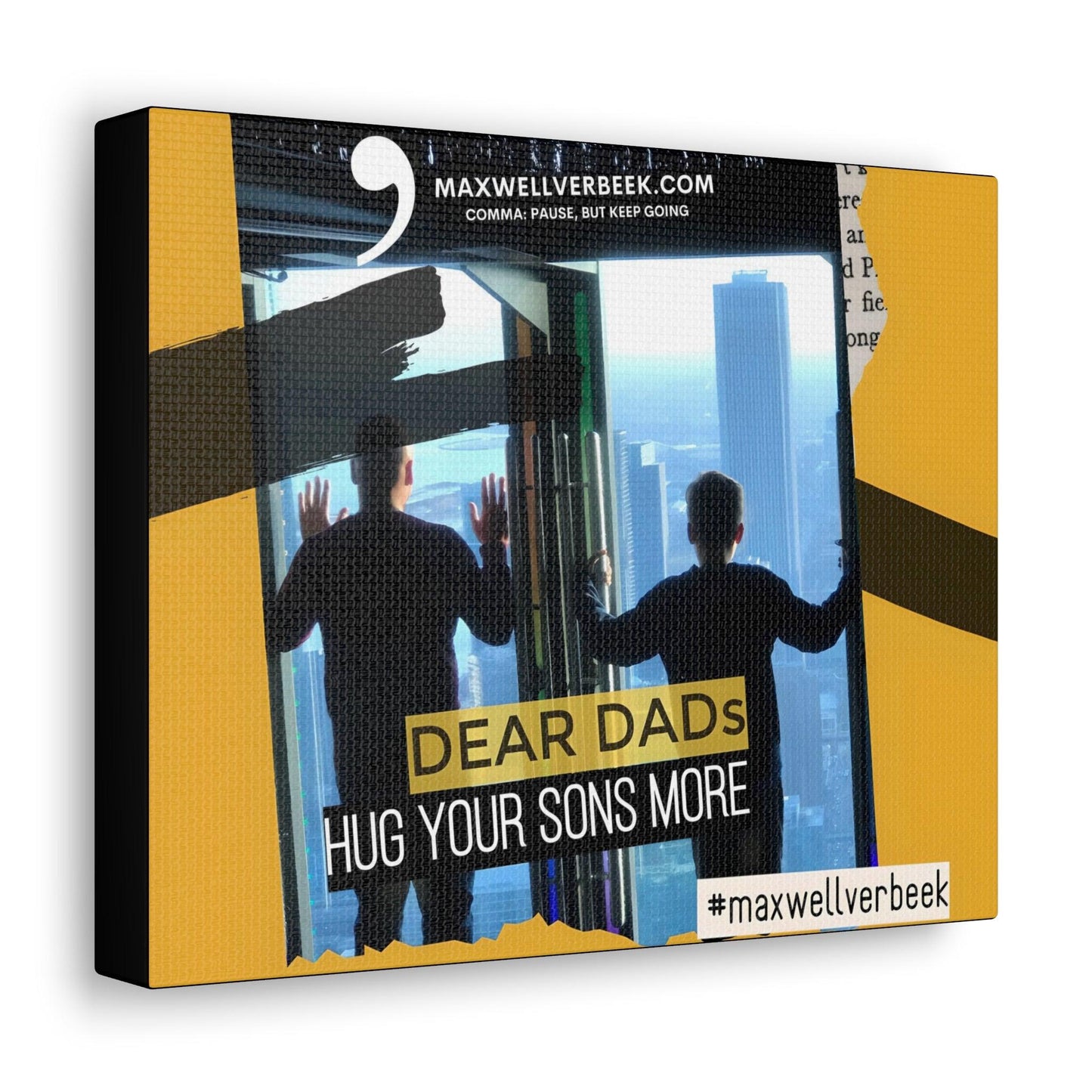 Dear Dads Canvas Gallery Wraps