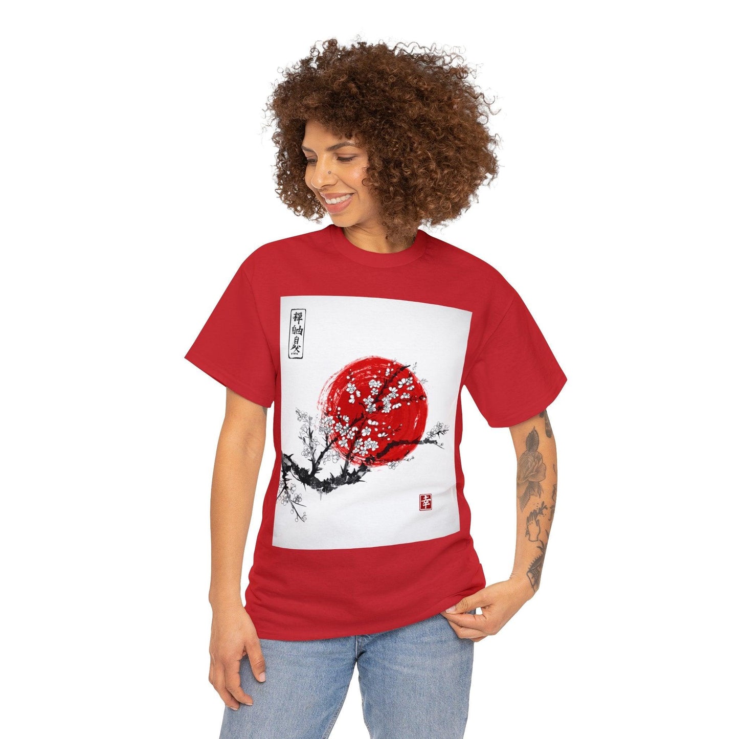 Japanese Design Unisex Heavy Cotton Tee