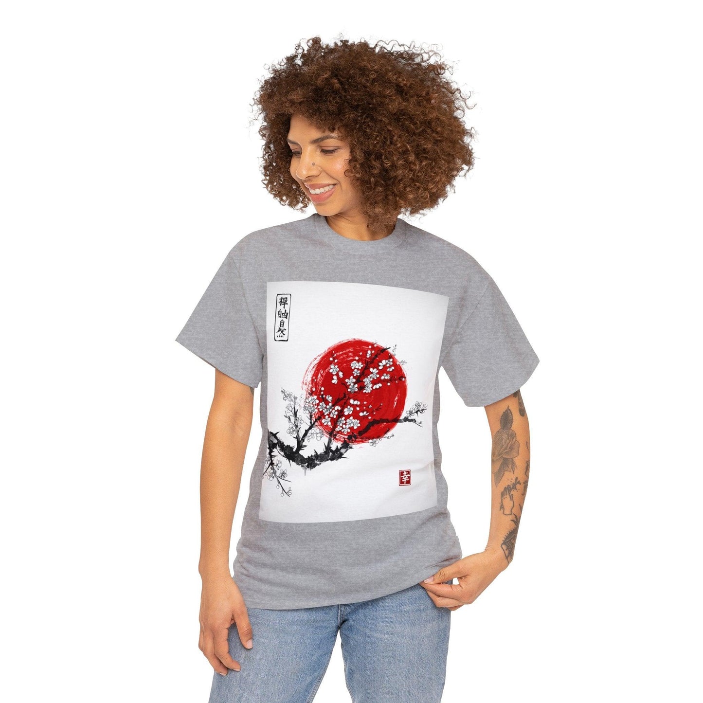 Japanese Design Unisex Heavy Cotton Tee