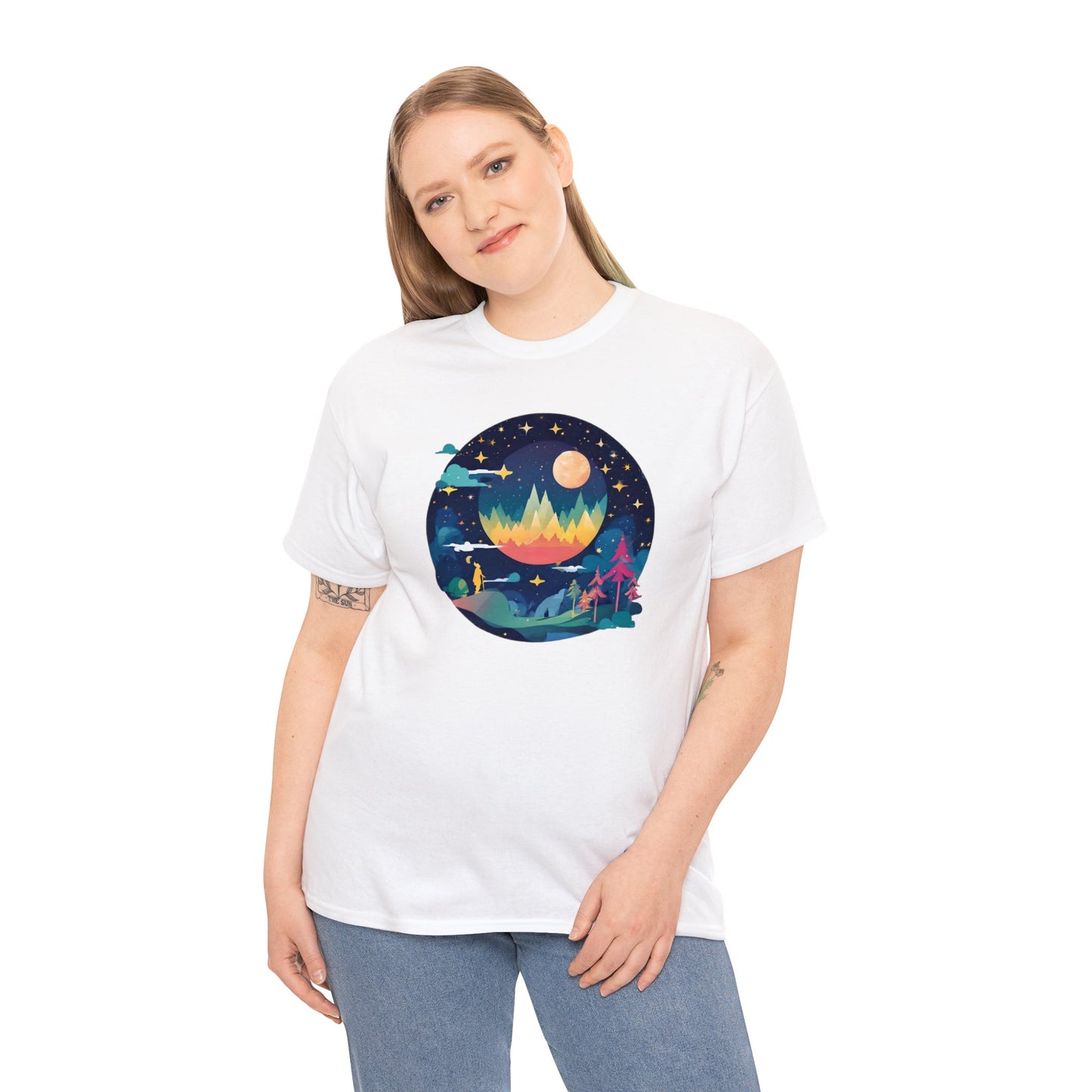 Heaven Scape Unisex Heavy Cotton Tee