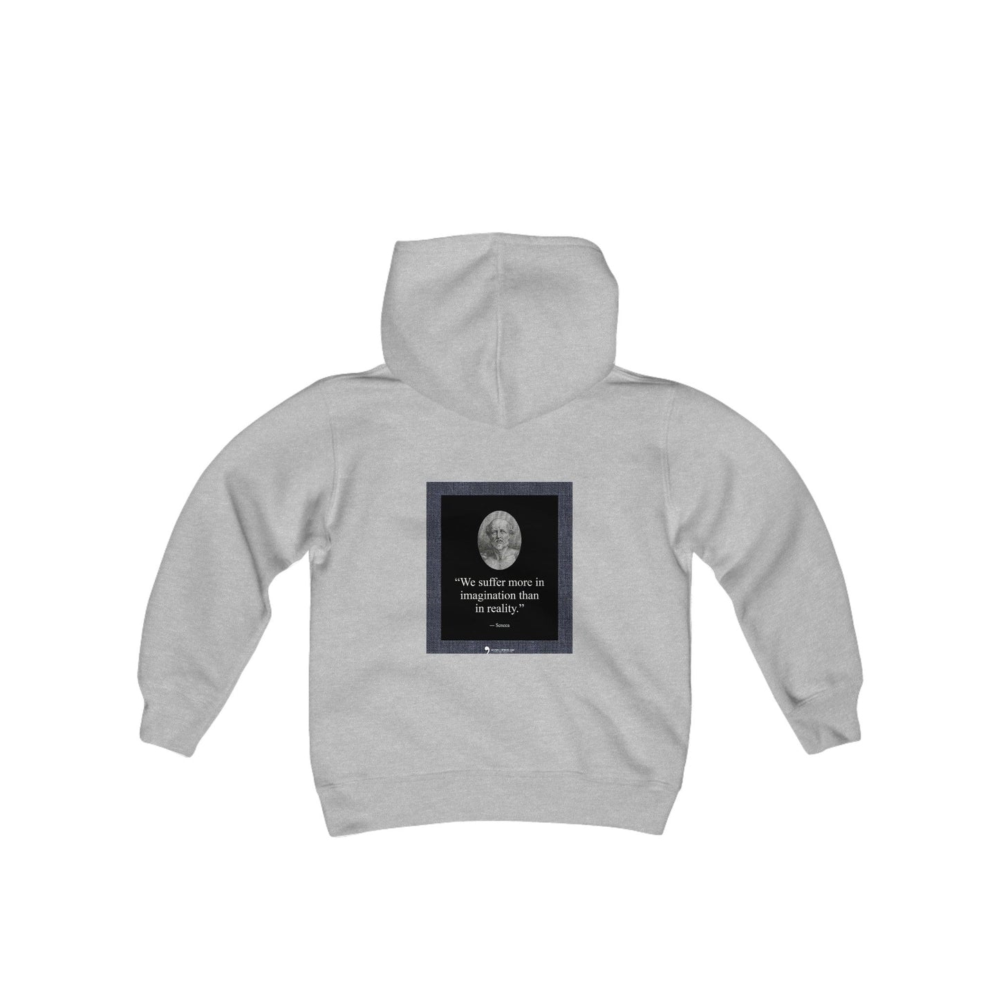 Youth Heavy Blend Hooded Max Ver Beek QR Code Sweatshirt