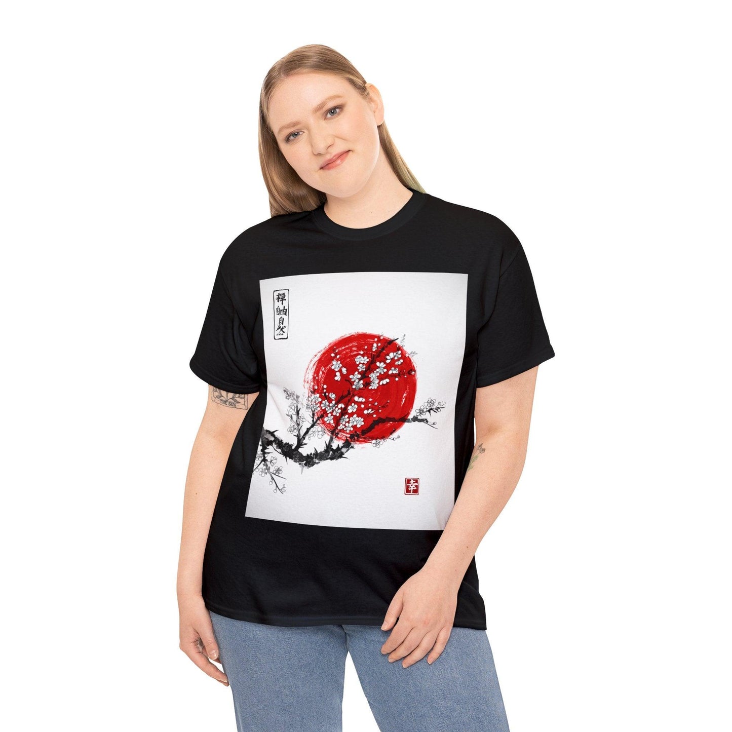 Japanese Design Unisex Heavy Cotton Tee