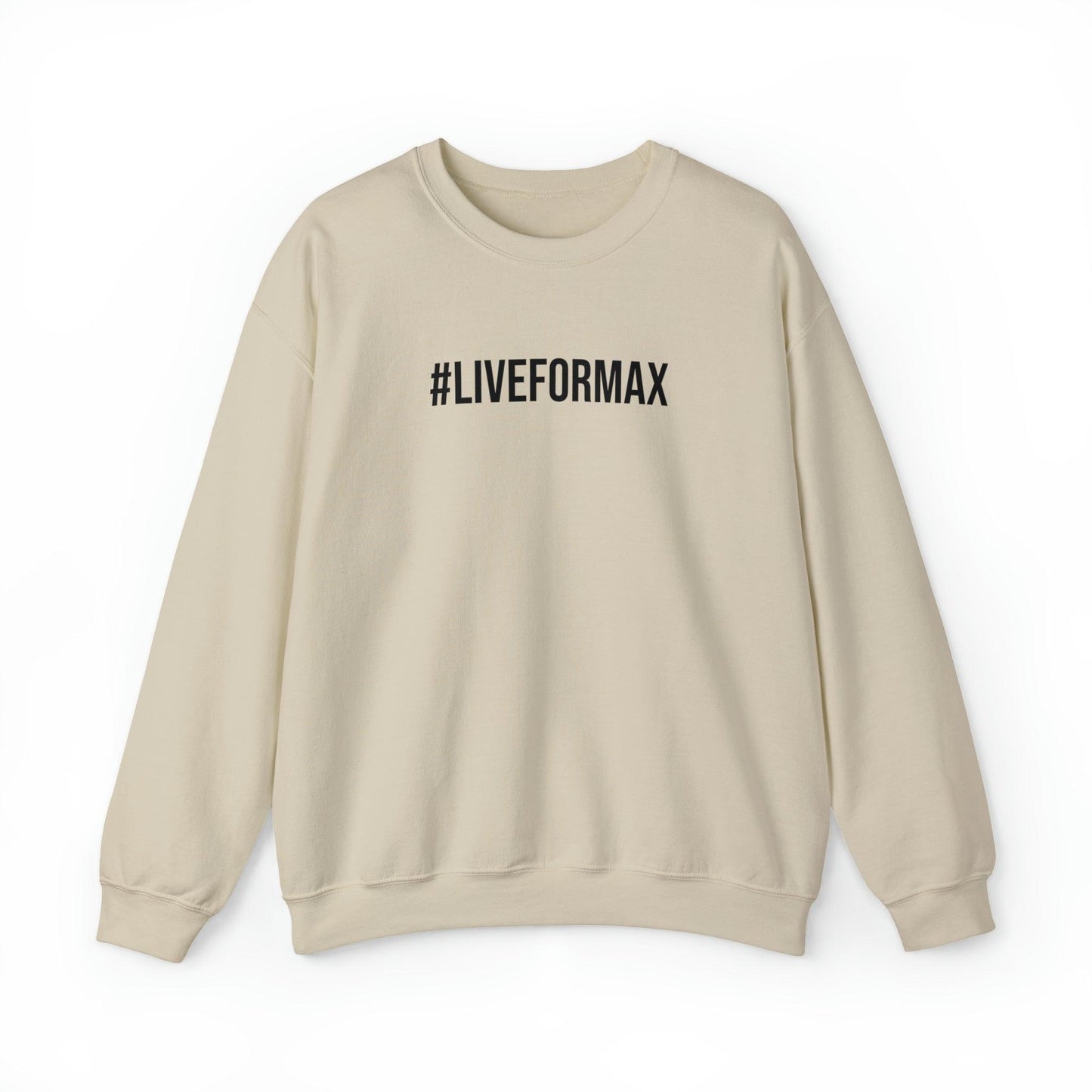 #LIVEFORMAX Unisex Heavy Blend™ Crewneck Sweatshirt