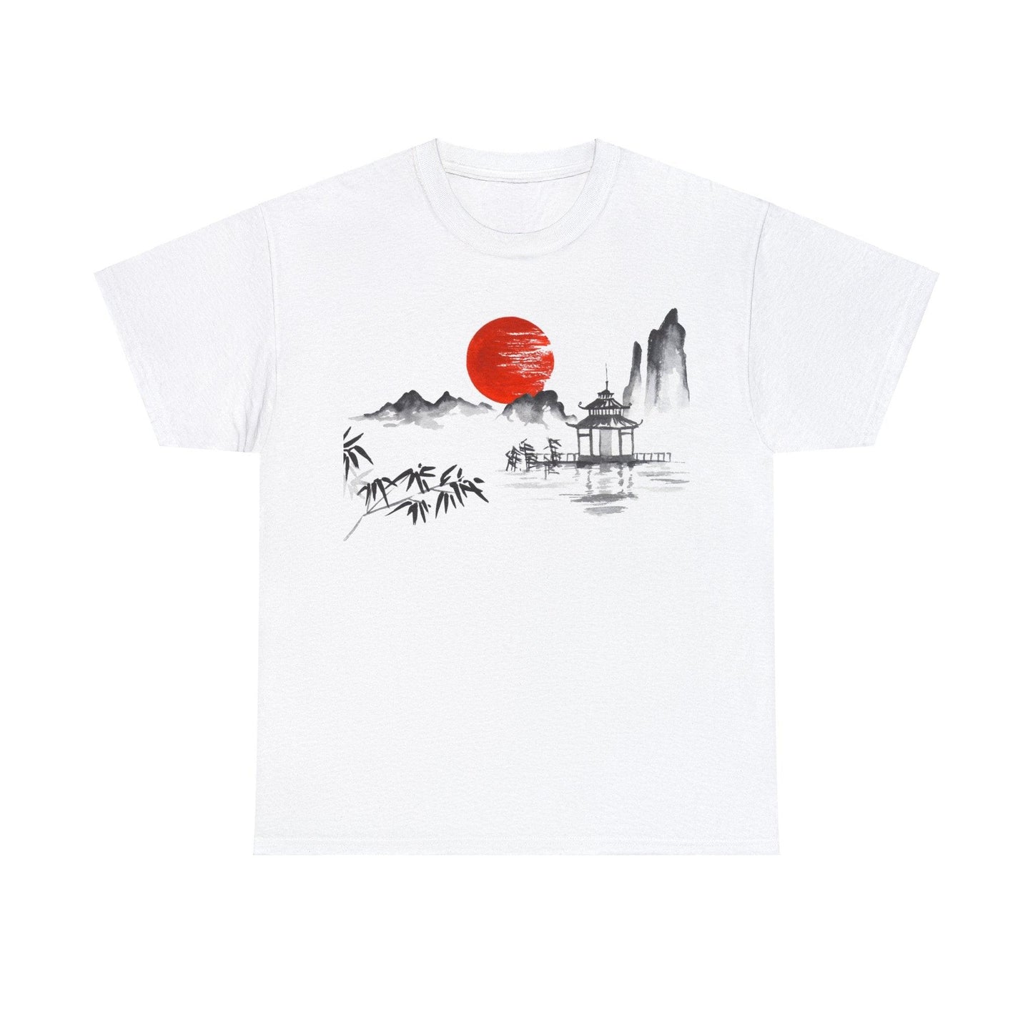 Japanese Style Unisex Heavy Cotton Tee