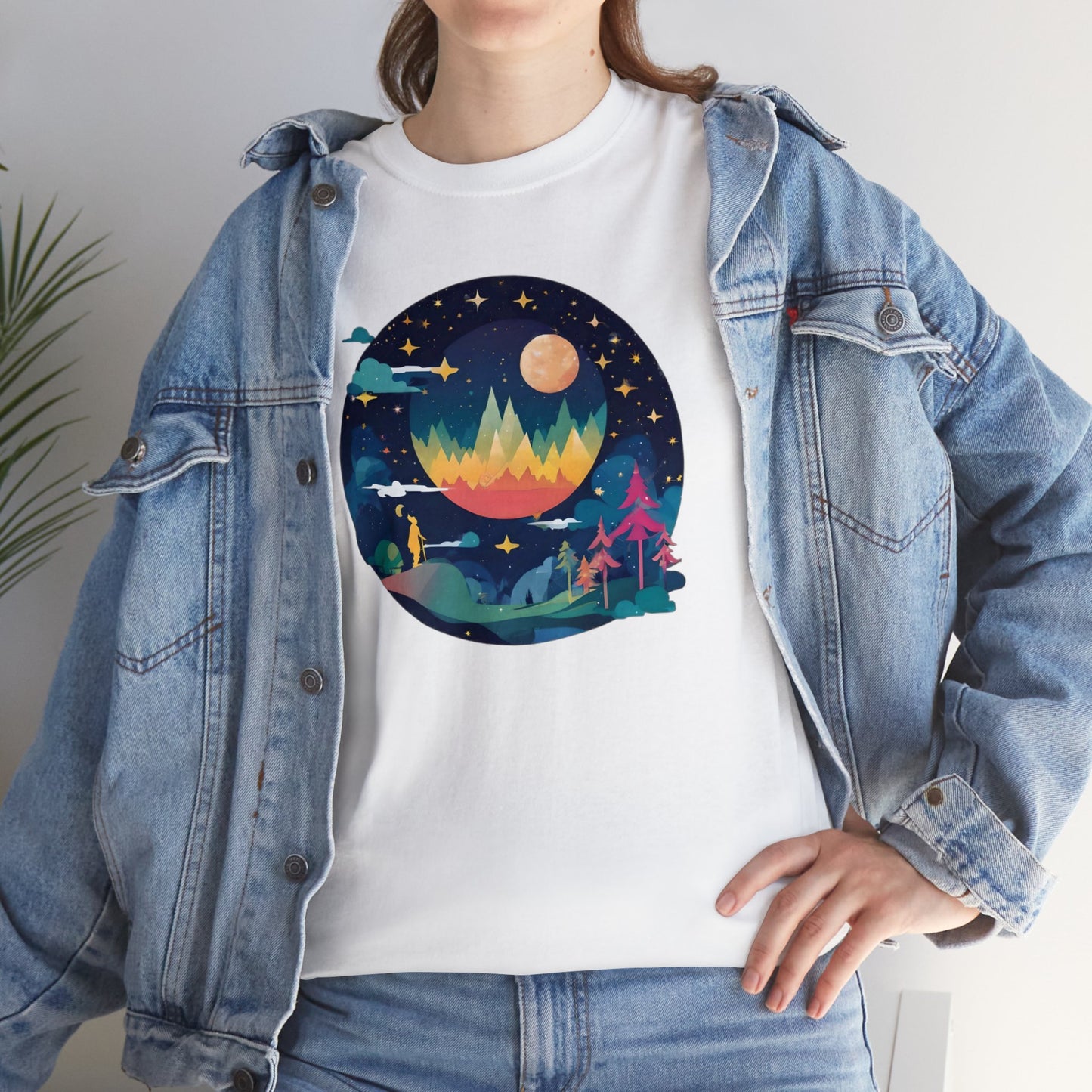 Heaven Scape Unisex Heavy Cotton Tee