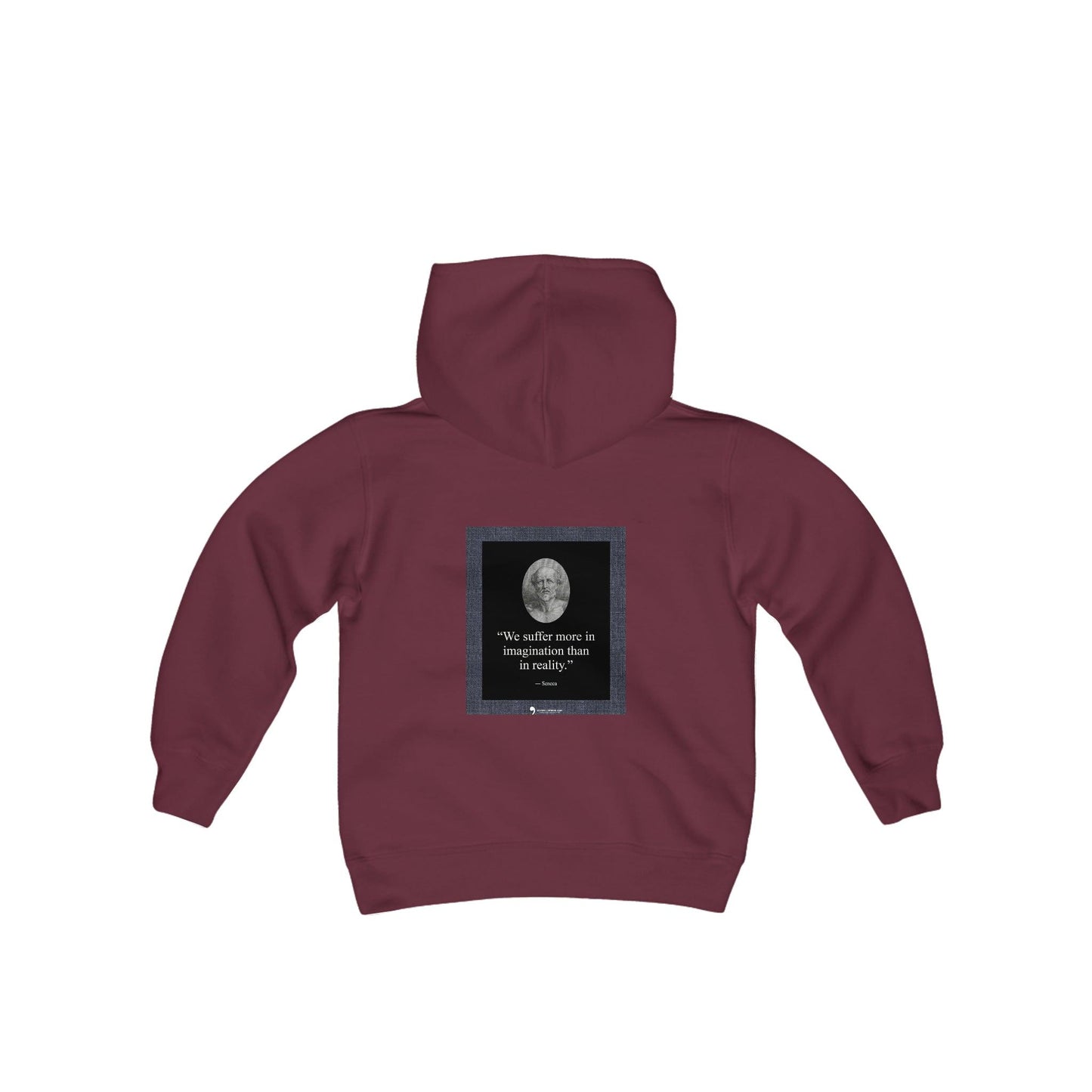 Youth Heavy Blend Hooded Max Ver Beek QR Code Sweatshirt