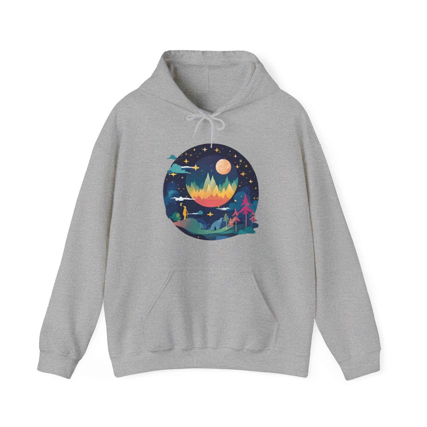 Heaven Scape Unisex Heavy Blend™ Hooded Sweatshirt