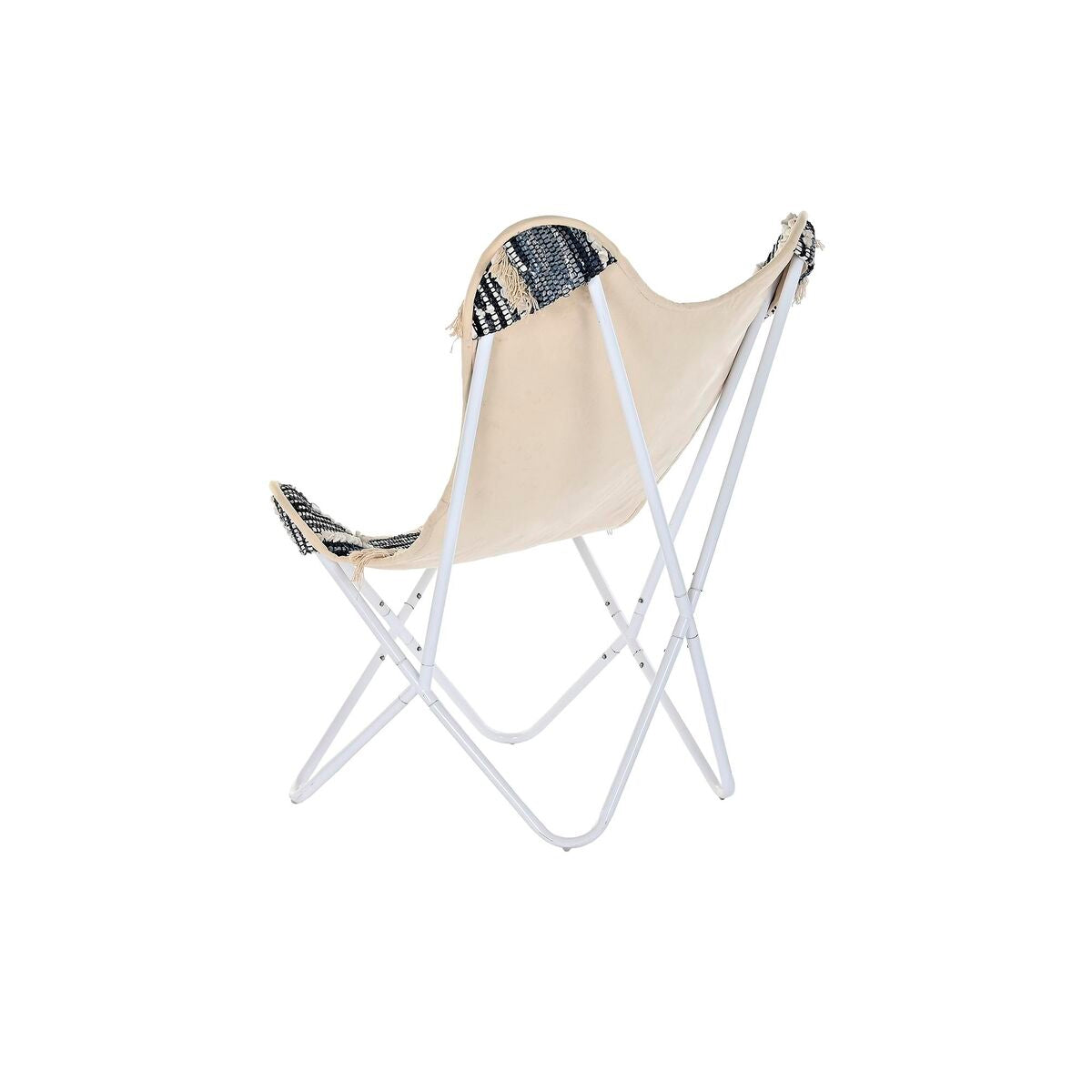 Butterfly Chair White Iron 74 x 65 x 90 cm