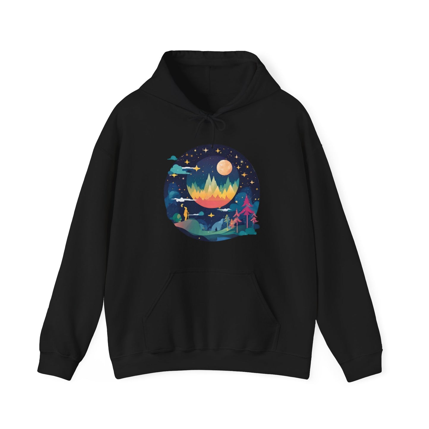 Heaven Scape Unisex Heavy Blend™ Hooded Sweatshirt