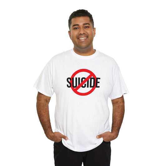 Stop Suicide Unisex Heavy Cotton Tee