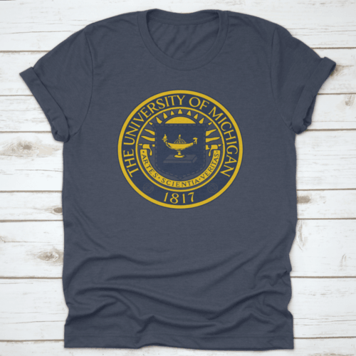 University Of Michigan Logo Vector With Typography Design