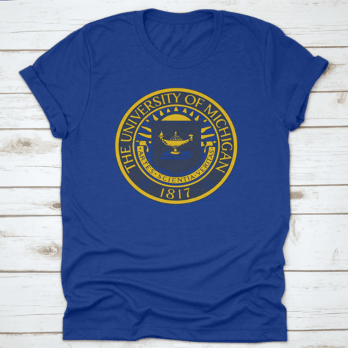 University Of Michigan Logo Vector With Typography Design