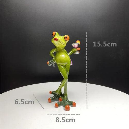 Leggy Maxy Frog Figurines