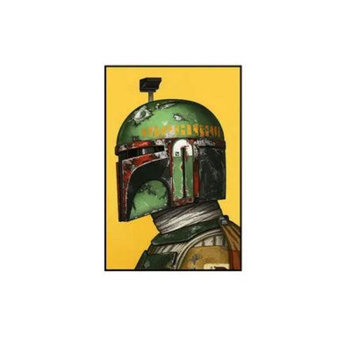 Star Wars Movie Canvas Art Paintings Poster and Print Black Warrior