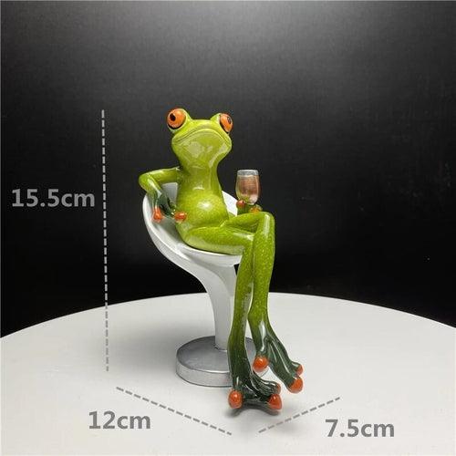 Leggy Maxy Frog Figurines