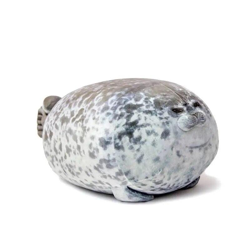 Angry Blob Seal Pillow Chubby 3D Novelty Sea Lion Doll Plush Stuffed - MaxwellVerBeek.com