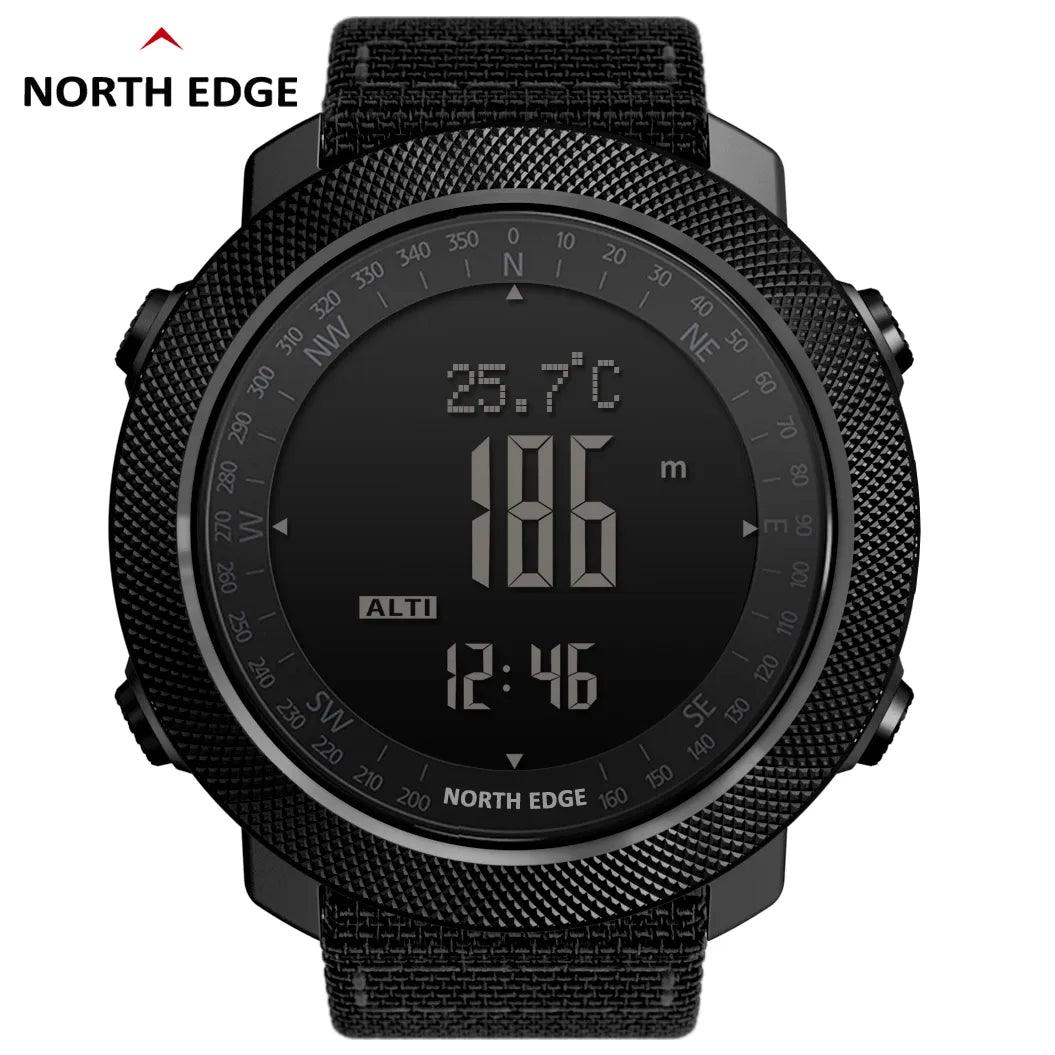 North Edge Men Sports Watches Waterproof 50M LED Digital Watch Men