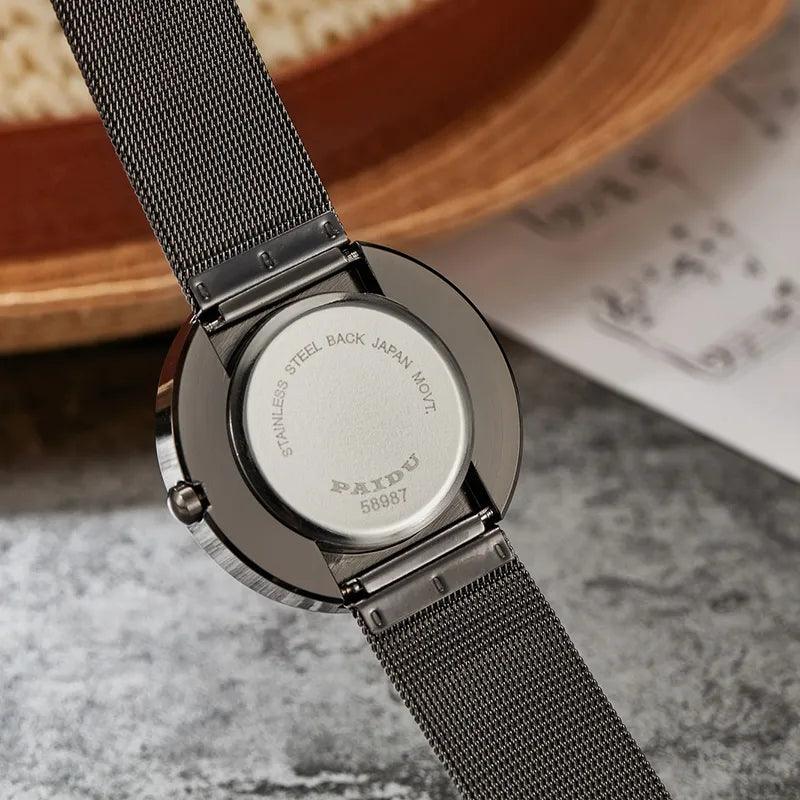 Minimalist Unisex Watch for Men Women Couple Simple Style Creative