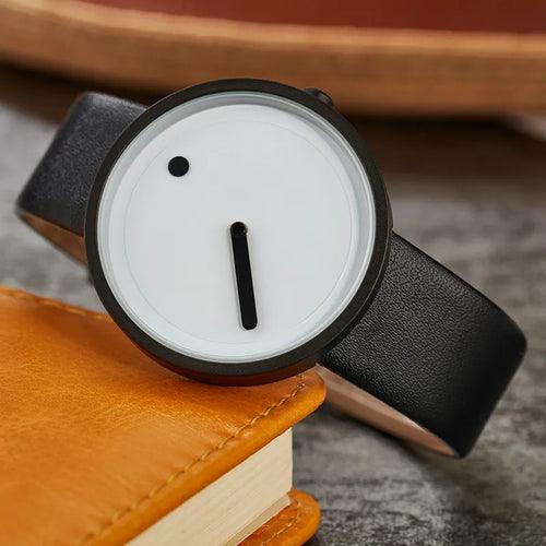 Minimalist Unisex Watch for Men Women Couple Simple Style Creative