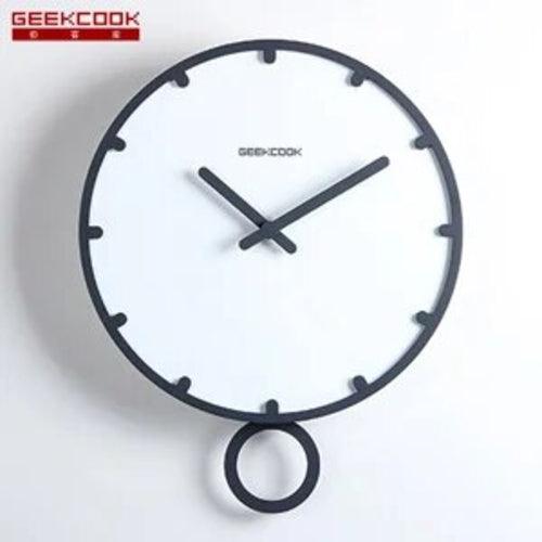 Wholesale Swing Big Wall Clock Modern Design 3D Vintage Frameless