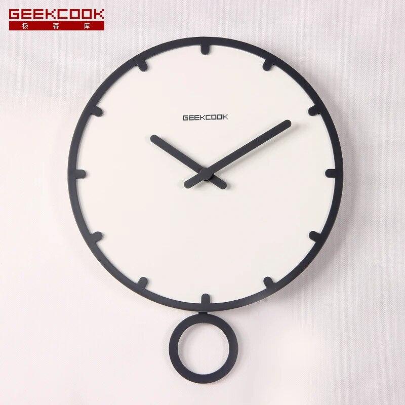 Wholesale Swing Big Wall Clock Modern Design 3D Vintage Frameless