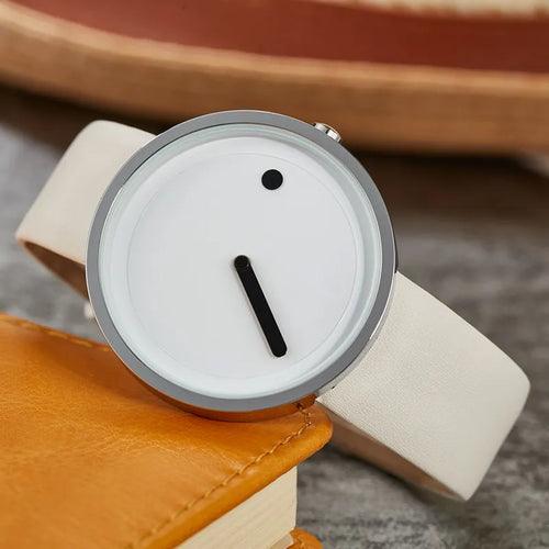 Minimalist Unisex Watch for Men Women Couple Simple Style Creative