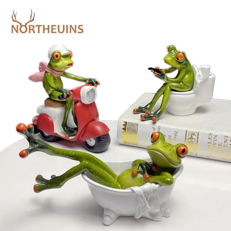 Leggy Maxy Frog Figurines