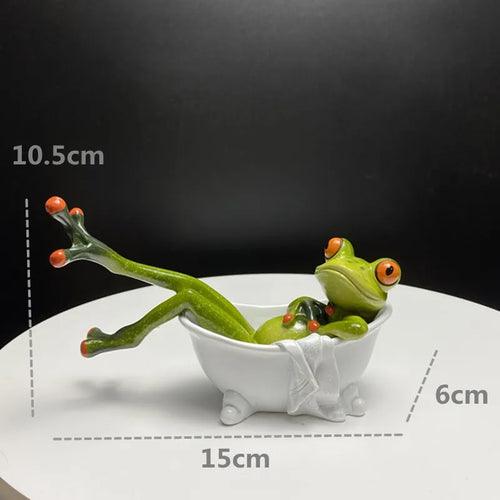 Leggy Maxy Frog Figurines