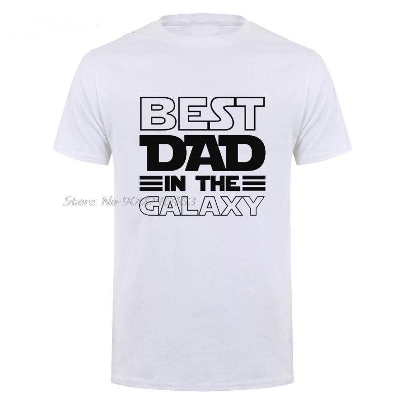 Best Dad In The Galaxy T-Shirt Funny Fathers Day Present Birthday - MaxwellVerBeek.com